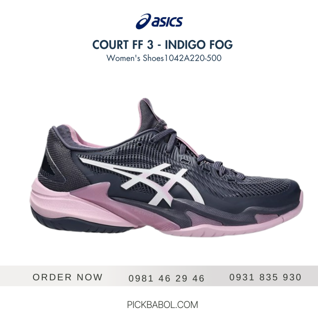 Giày Asics COURT FF3 Novak - INDIGO FOG/WHITE