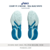 Giày Tennis/Pickleball Asics FF3 NOVAK - TEAL BLUE/WHITE