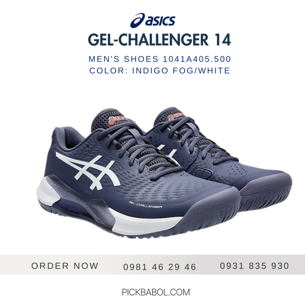 Giày Asics GEL-CHALLENGER 14 - Indigo Fog/White
