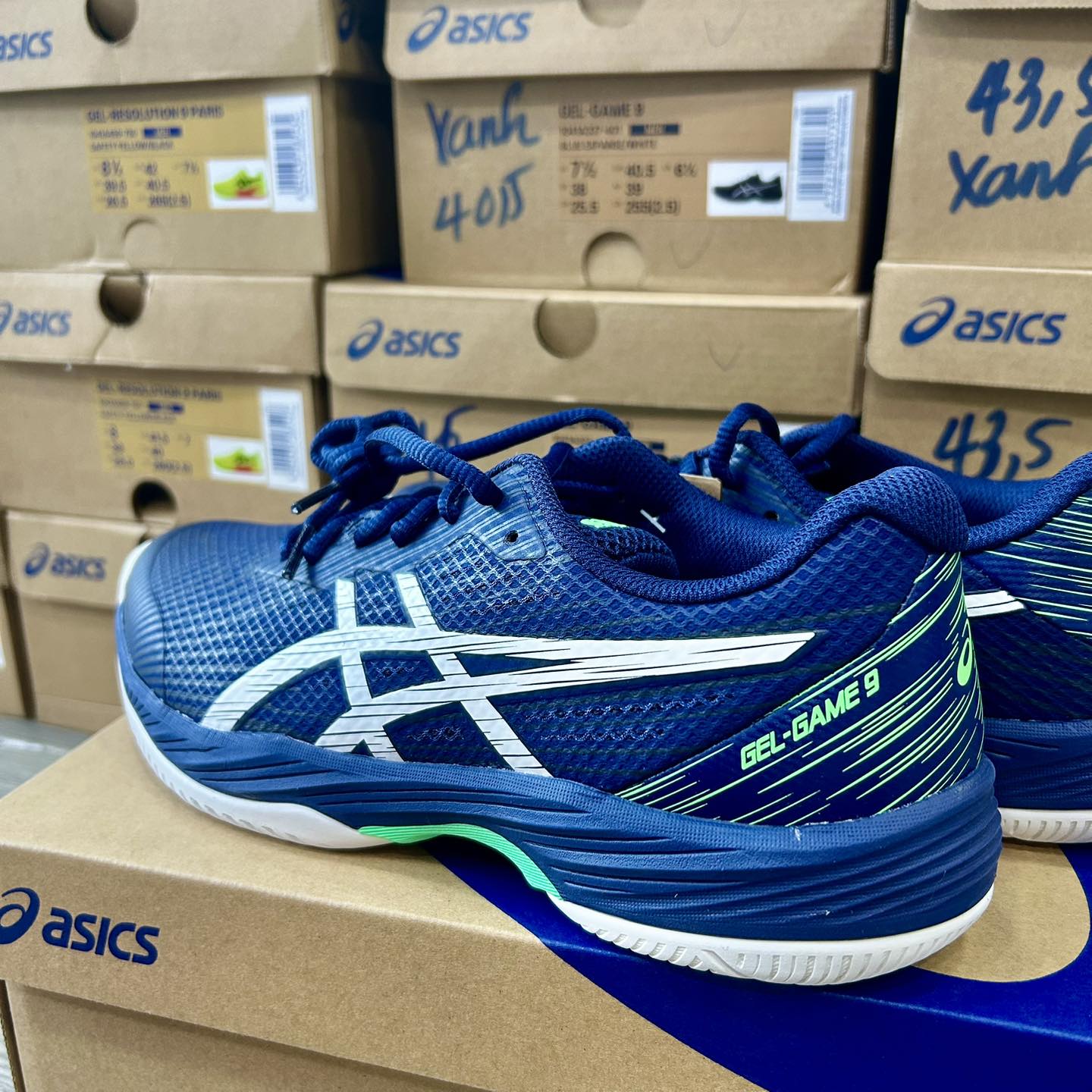 giày asic gel gem 9 BLUE EXPANSE
