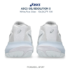 Giày Asics GEL-RESOLUTION X - White/Pure Silver - 1042A279.100