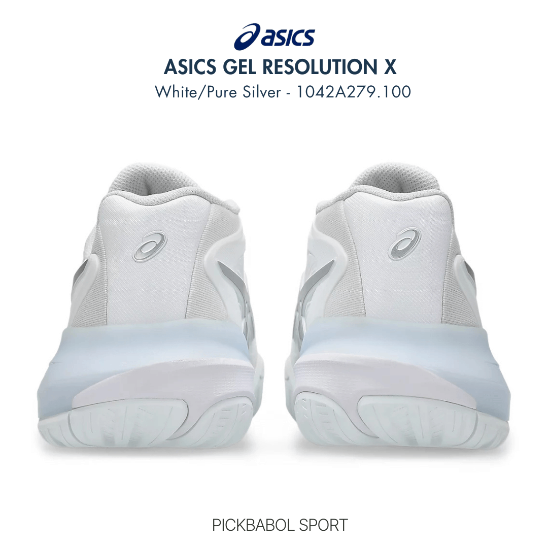 Giày Asics GEL-RESOLUTION X - White/Pure Silver - 1042A279.100
