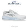 Giày Asics GEL-RESOLUTION X - White/Pure Silver - 1042A279.100