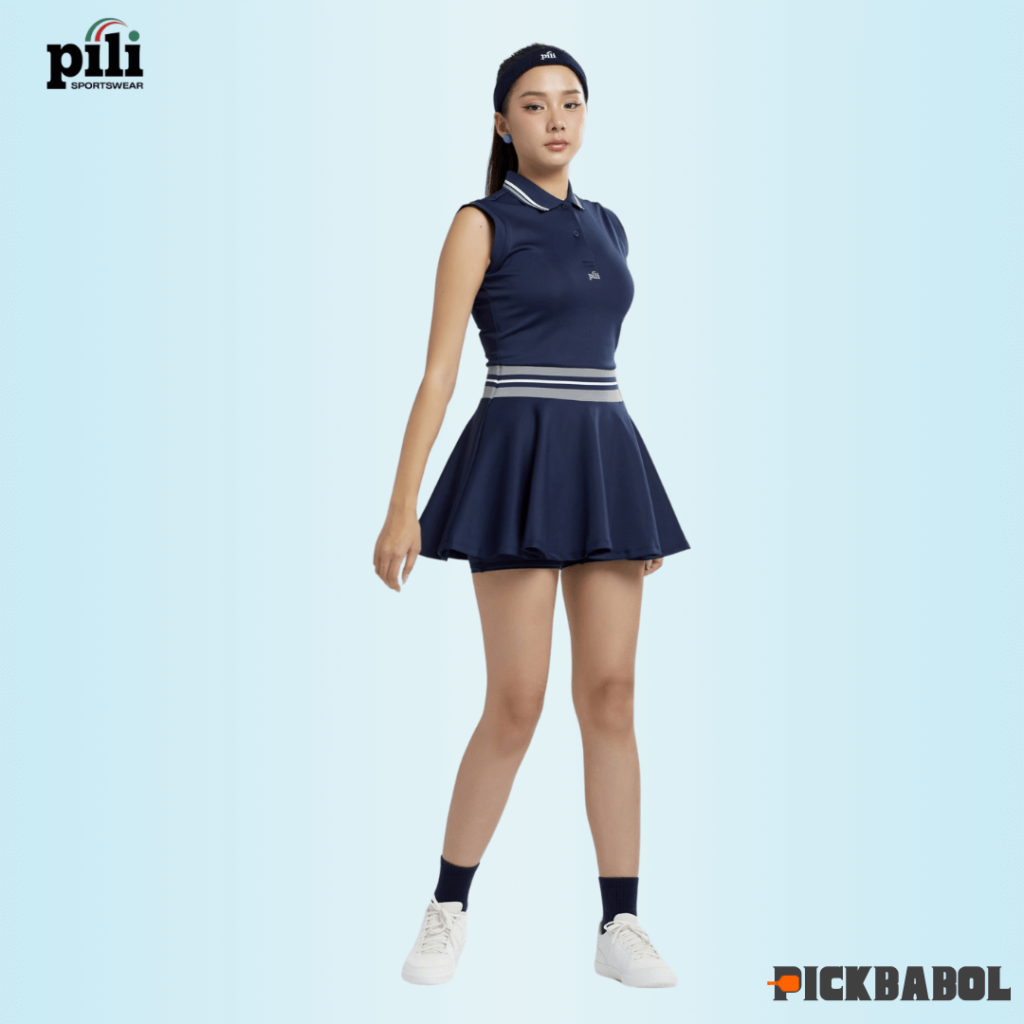 Váy Thể Thao PILI Form Xoè Bản Vai Kín