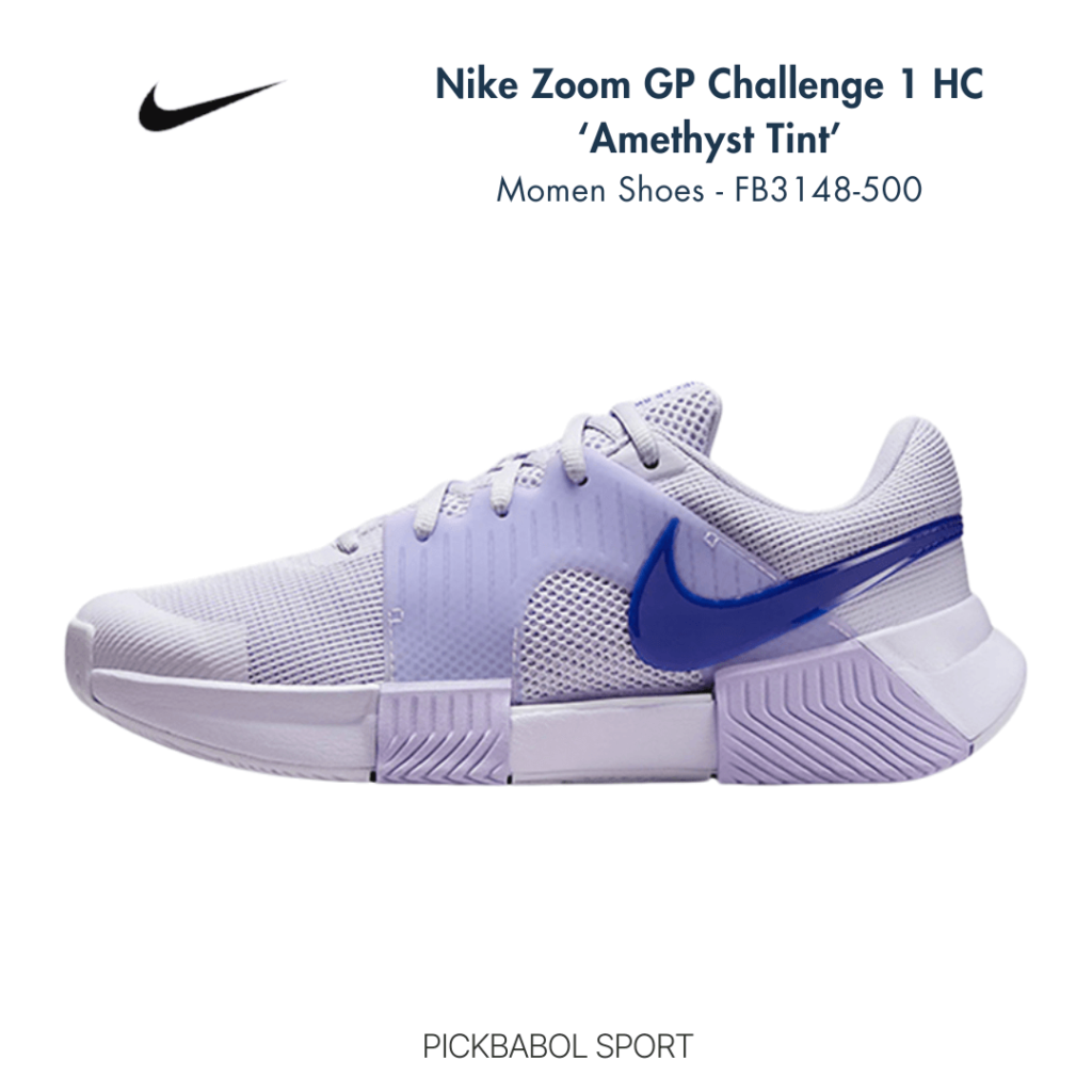 Giày Pickleball Nữ Nike Zoom GP Challenge 1 HC ‘Amethyst Tint’ FB3148-500