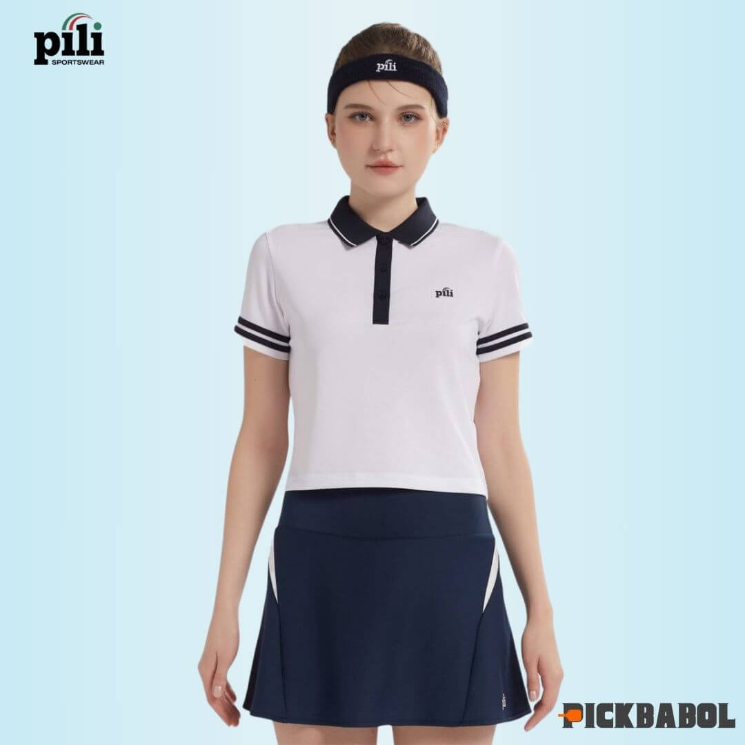 Áo Polo Nữ PILI Form Dáng Croptop