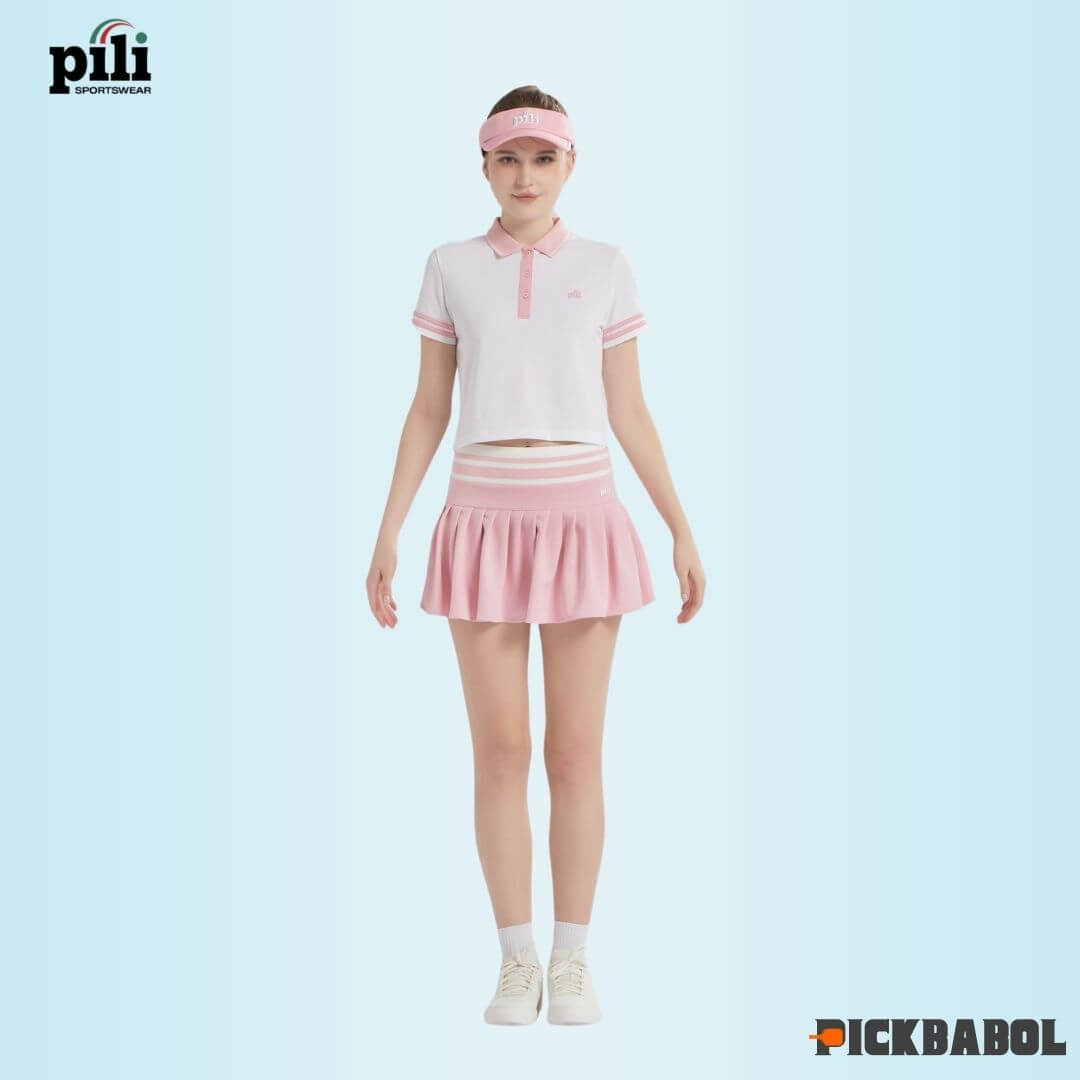 Áo Polo Nữ PILI Form Dáng Croptop