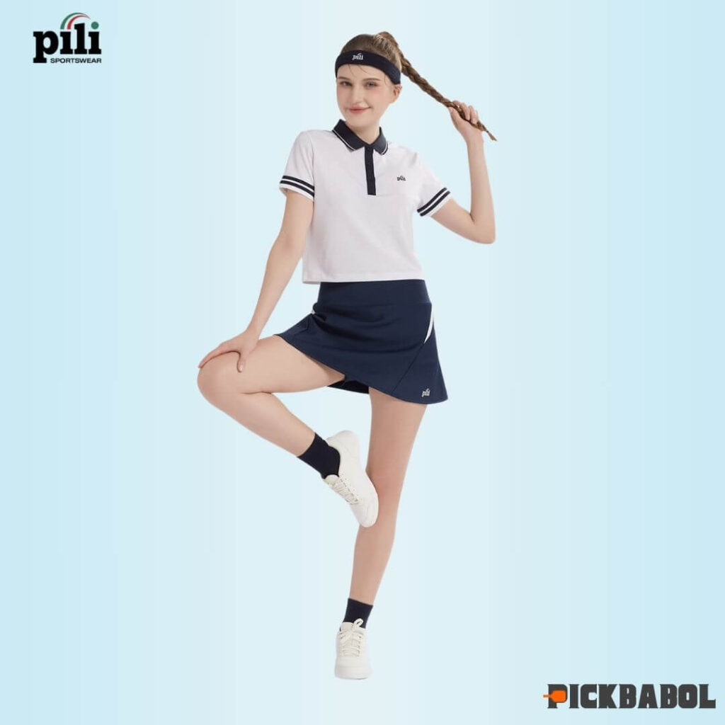 Áo Polo Thể Thao Nữ PILI - Form Dáng Croptop