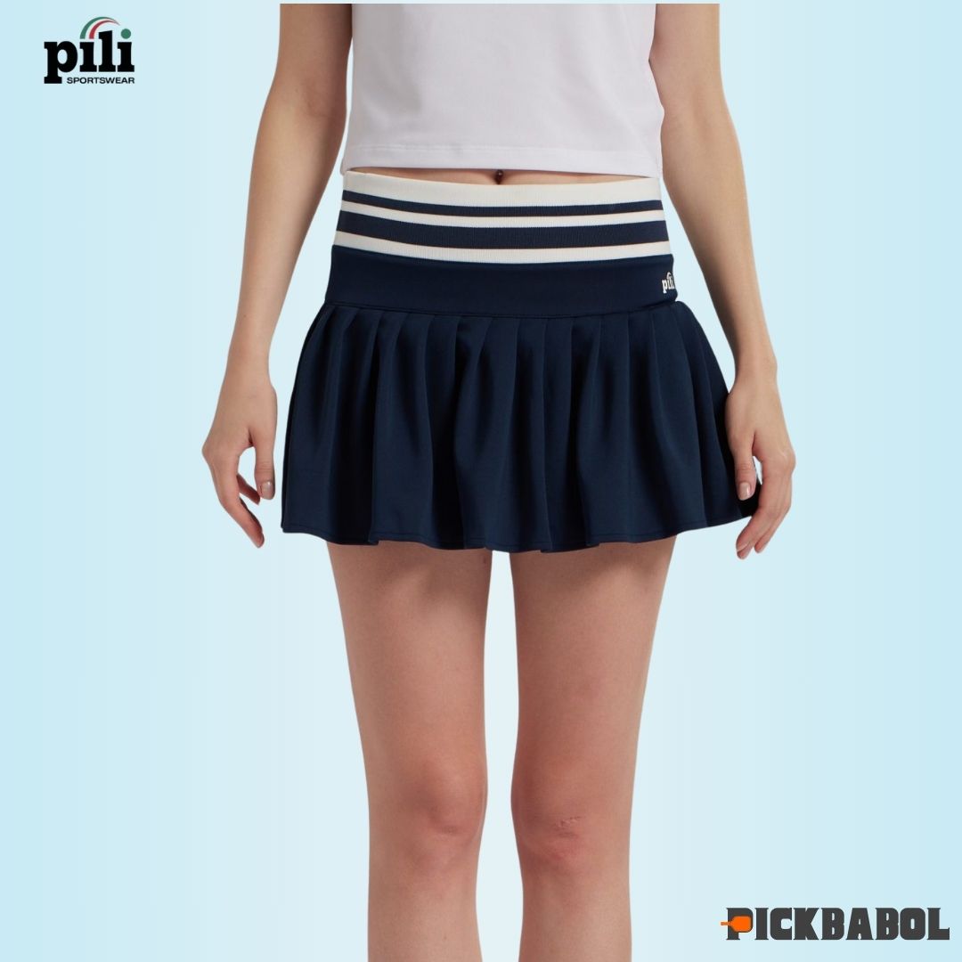 Chân Váy Xếp Ly PILI Phối Màu