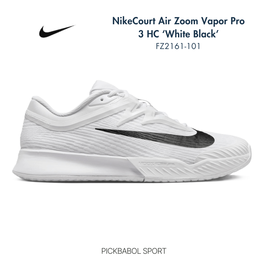 Giày Nike NikeCourt Air Zoom Vapor Pro 3 HC ‘White Black’ FZ2161-101