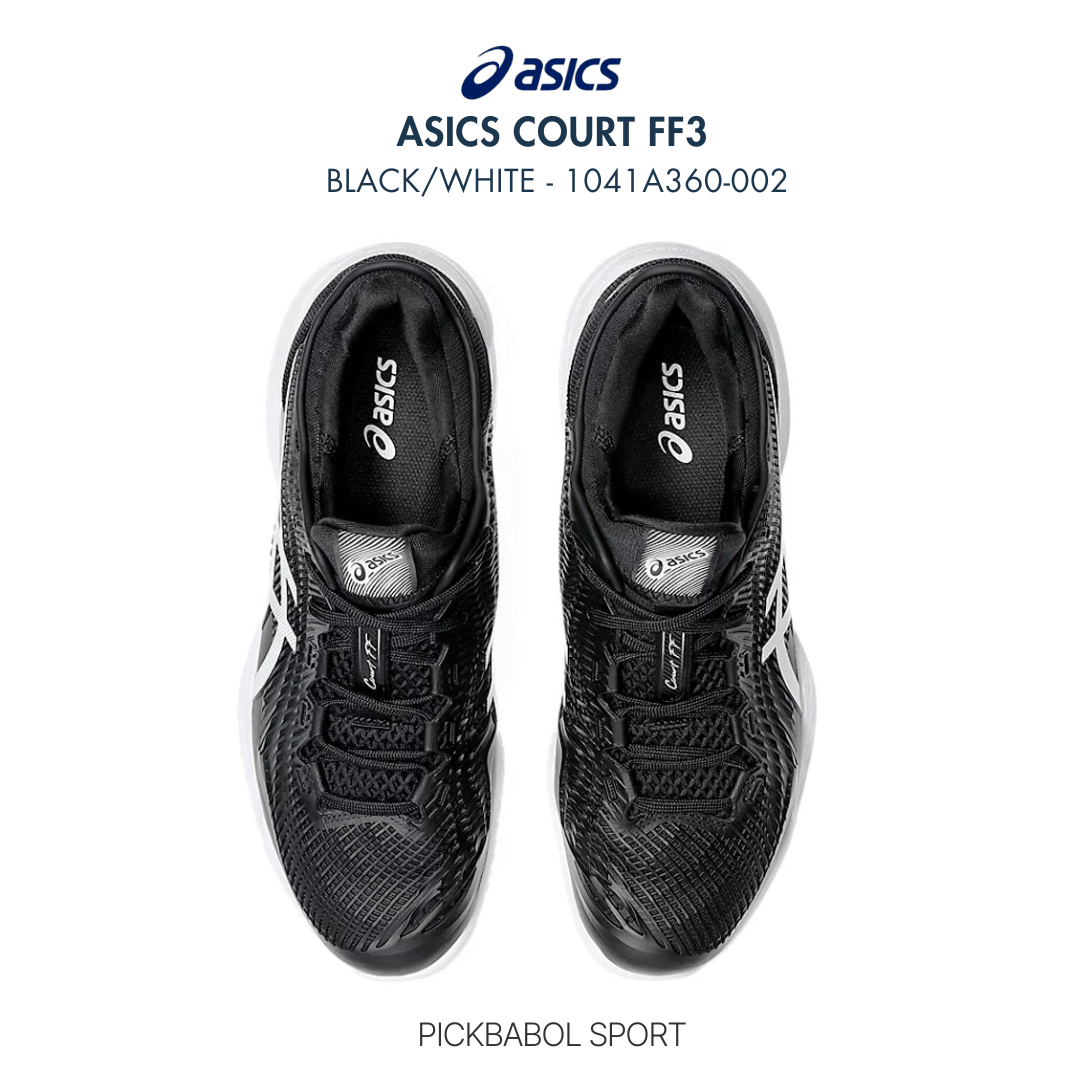 Giày Asics COURT FF3 OC Black/white