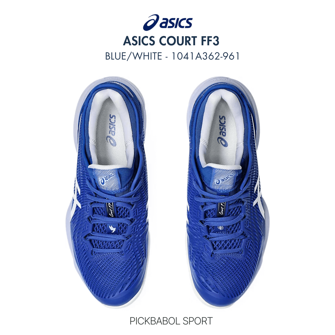 Giày Asics COURT FF 3 NOVAK CLAY - Asics Blue/Fresh Air