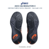 Giày Asics GEL-RESOLUTION X GREYISH PURPLE/NOVA ORANGE