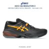 Giày Asics GEL-RESOLUTION X Black/Shocking Orange