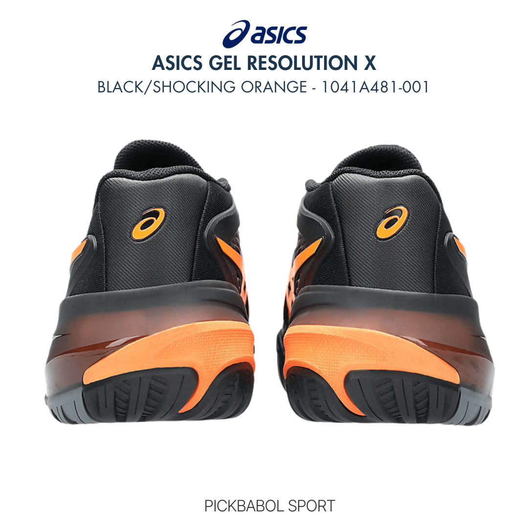 Giày Asics GEL-RESOLUTION X Black/Shocking Orange