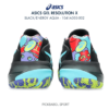 Giày Asics GEL-RESOLUTION X PADEL L.E. Black/Energy Aqua