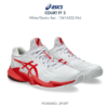 Giày tennis/pickleball COURT FF 3 NOVAK - White/Electric Red 1041A522.966