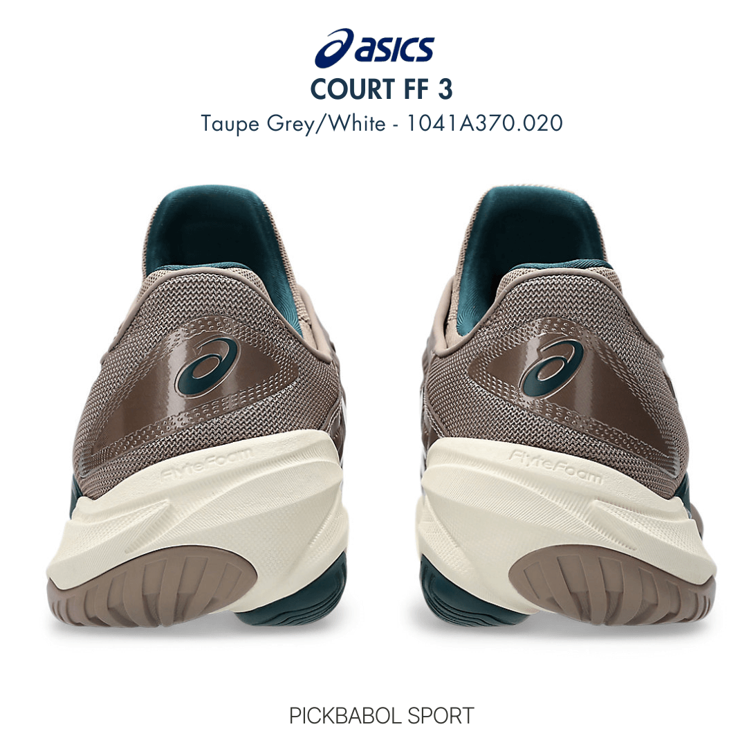 Giày Asics COURT FF 3 - Taupe Grey/White - 1041A370.020