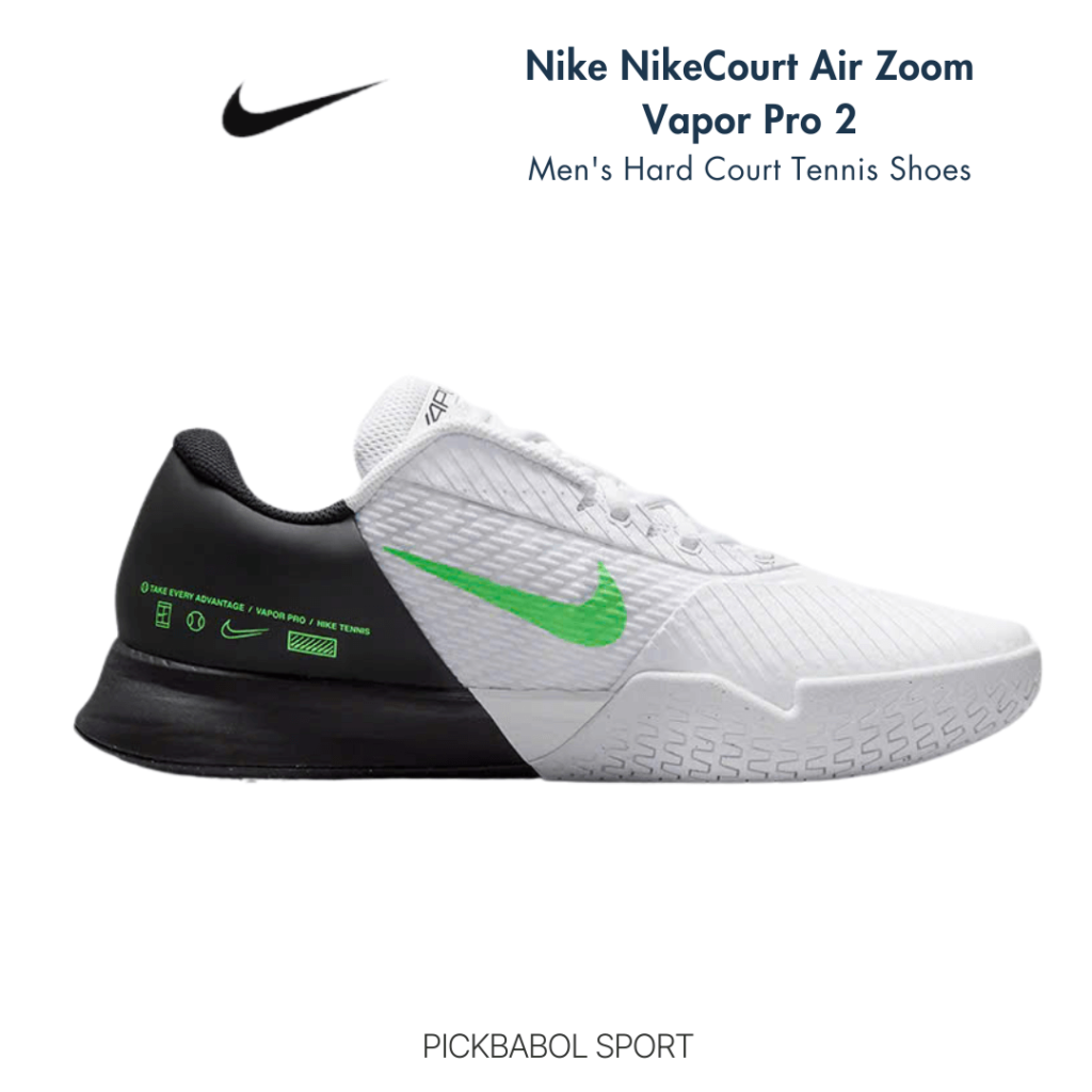 Giày Tennis Nike Court Air Zoom Vapor Pro 2 | White Green