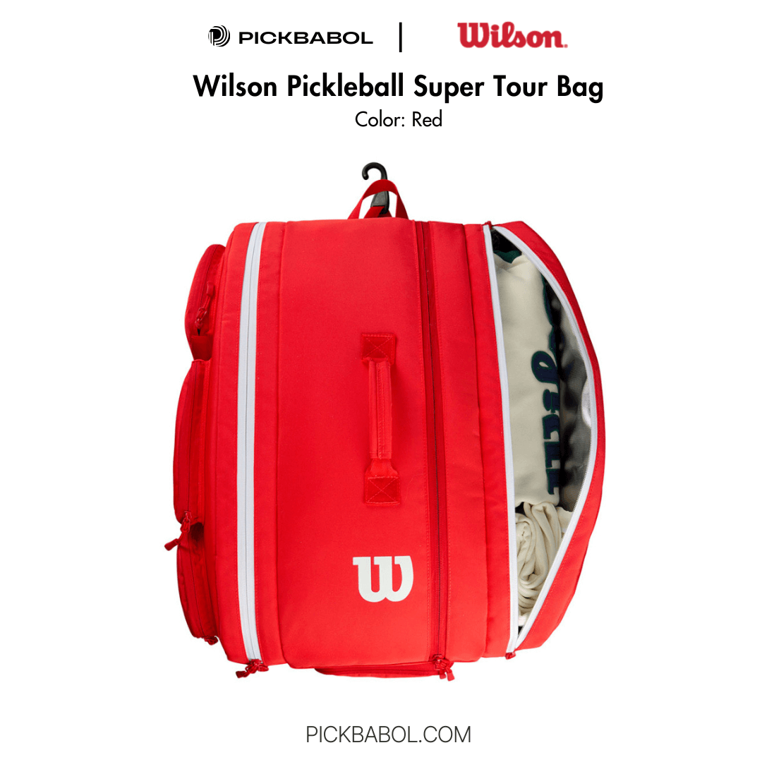 Túi Pickleball - Wilson Pickleball Super Tour Red Bag (WR8909501001)