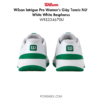 Giày Wilson Intrigue Pro Women's - White White Bosphorus - WRS334670U