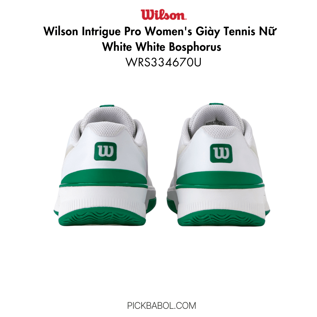 Giày Wilson Intrigue Pro Women's - White White Bosphorus - WRS334670U