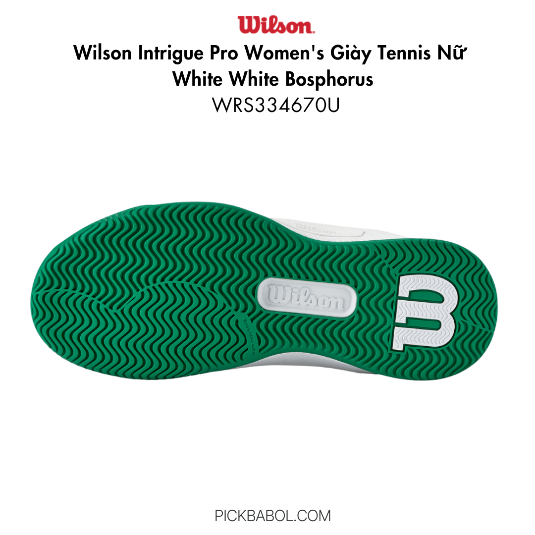 Giày Wilson Intrigue Pro Women's - White White Bosphorus - WRS334670U