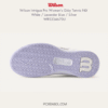 Giày Wilson Intrigue Pro Women's - White / Lavender Blue / Silver- WRS334670U
