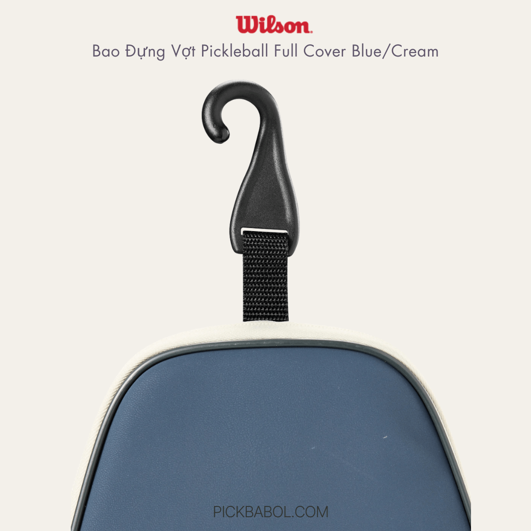 Vỏ vợt Pickleball Wilson Full Cover Blue/Cream