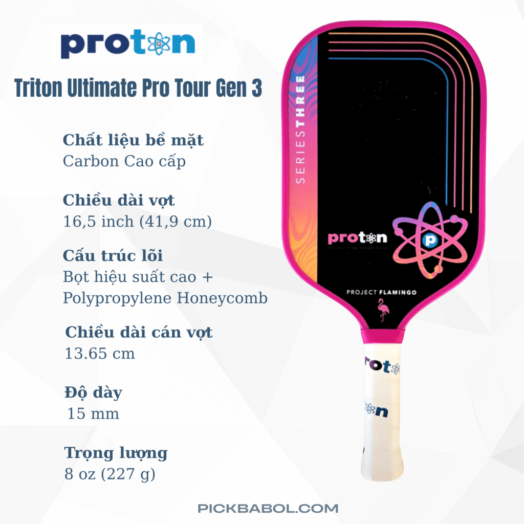 Vợt Pickleball Project Flamingo – Series Three
