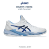 Giày Pickleball ASICS COURT FF 3 NOVAK - WHITE/TUNA BLUE