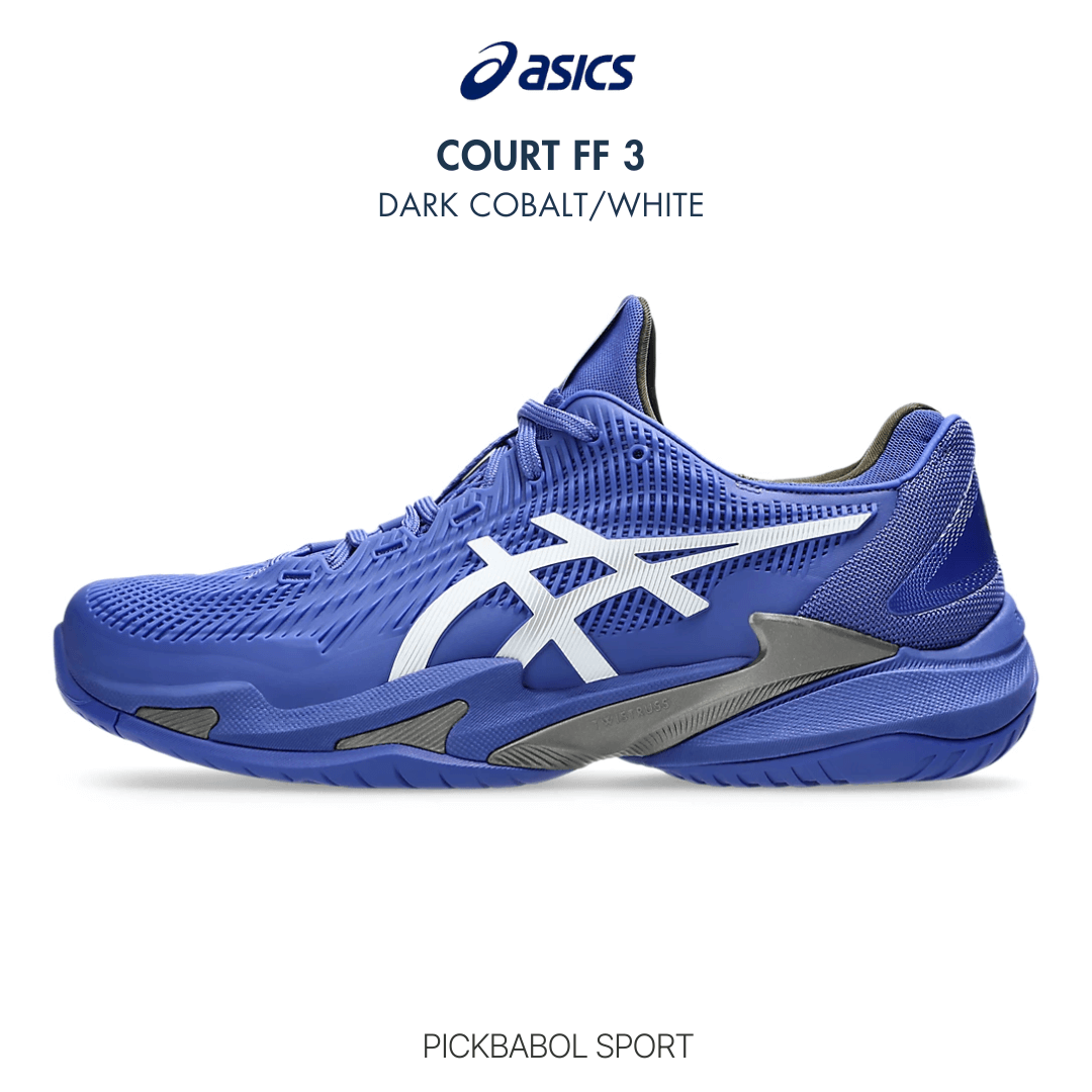 Giày Pickleball ASICS COURT FF 3 - DARK COBALT/WHITE