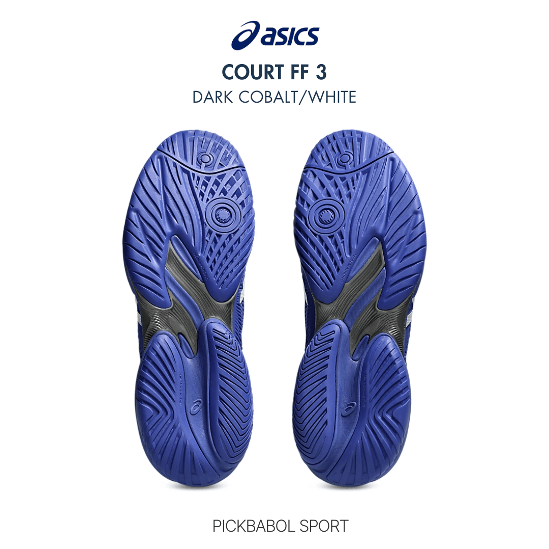 Giày Pickleball ASICS COURT FF 3 - DARK COBALT/WHITE