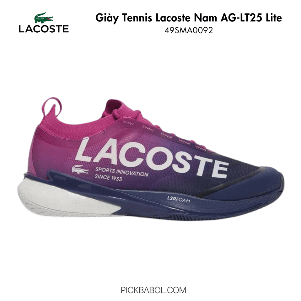 Giày Tennis/Pickleball Lacoste Nam AG-LT25 Lite