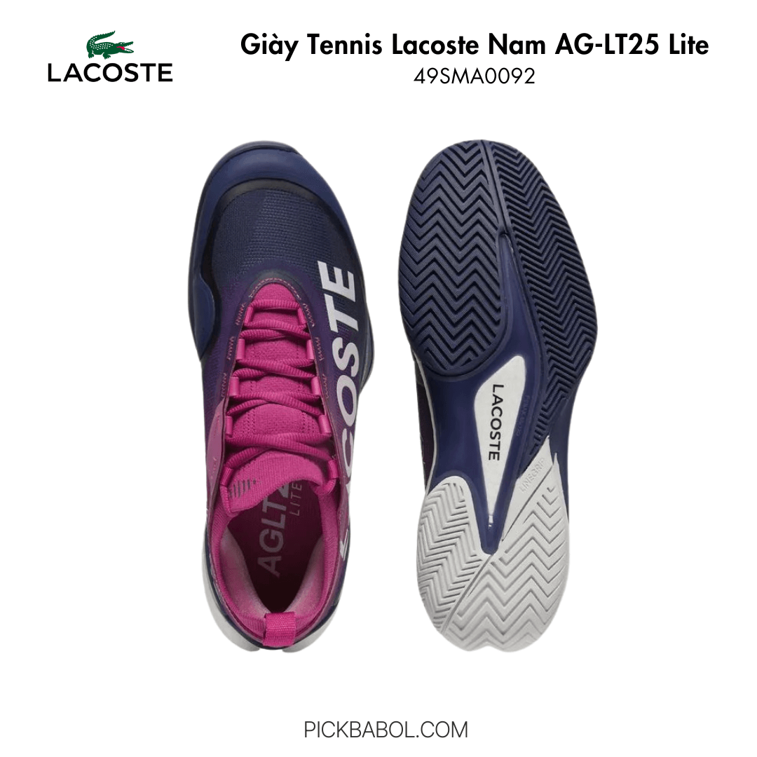 Giày Tennis/Pickleball Lacoste Nam AG-LT25 Lite