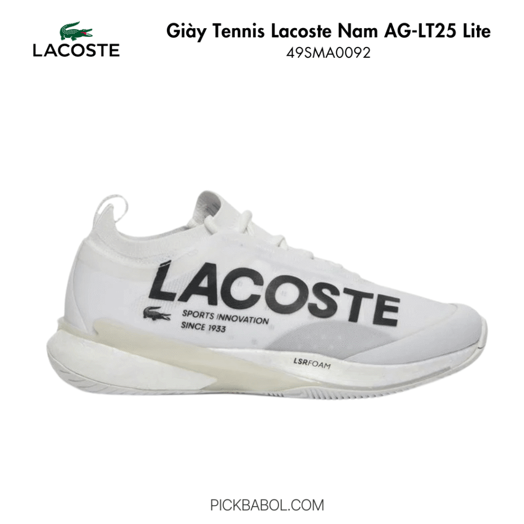 Giày Tennis/Pickleball Lacoste Nam AG-LT25 Lite
