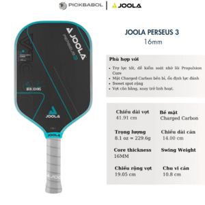 Vợt pickleball Joola Ben Johns Perseus 3 16MM - Bản cờ Mỹ