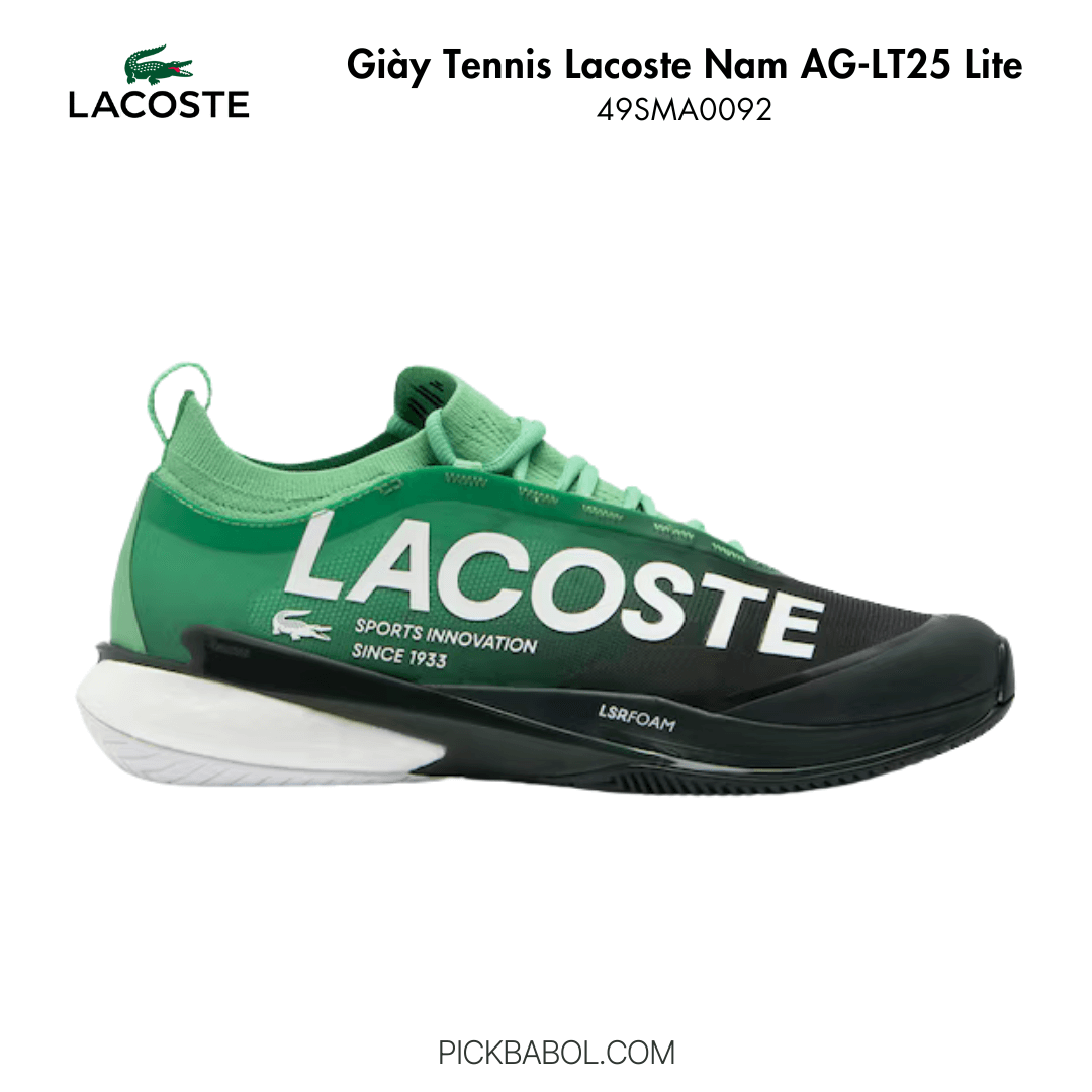 Giày Tennis/Pickleball Lacoste Nam AG-LT25 Lite