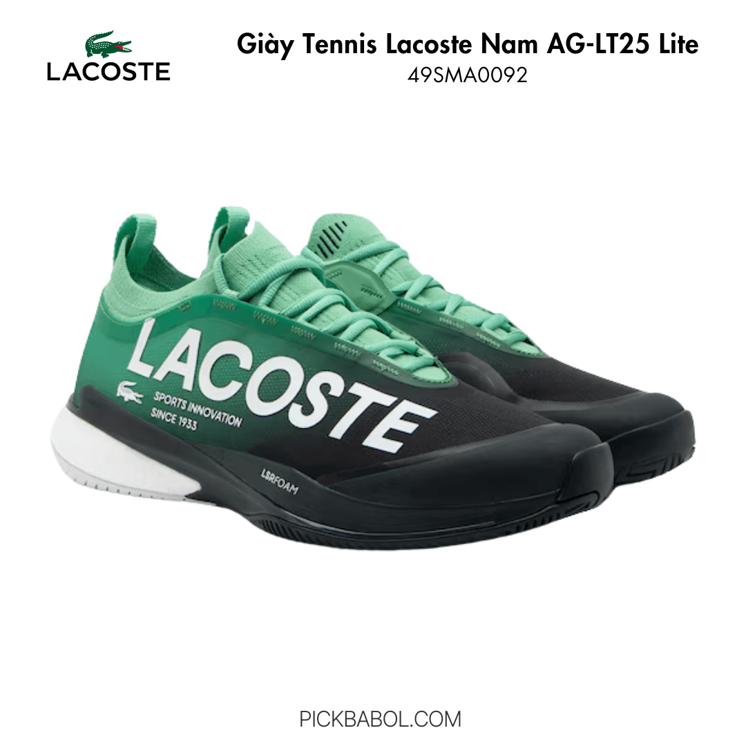 Giày Tennis/Pickleball Lacoste Nam AG-LT25 Lite