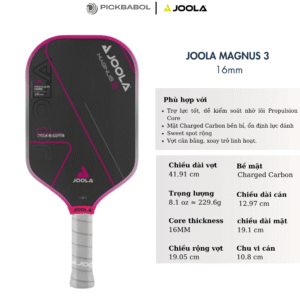Vợt Pickleball Joola Tyson McGuffin Magnus 3 16MM - Bản cờ Mỹ