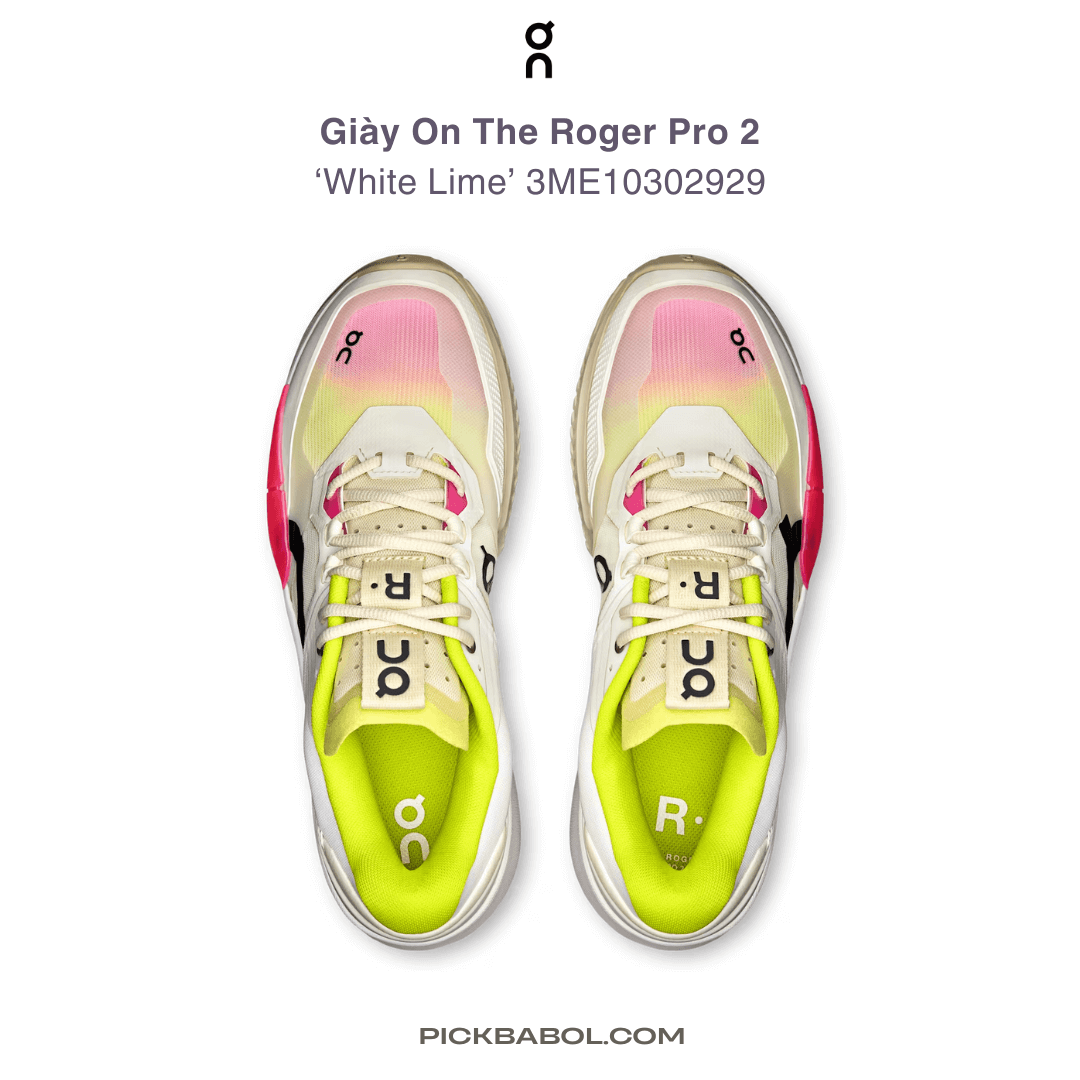 Giày On The Roger Pro 2 ‘White Lime’ 3ME10302929
