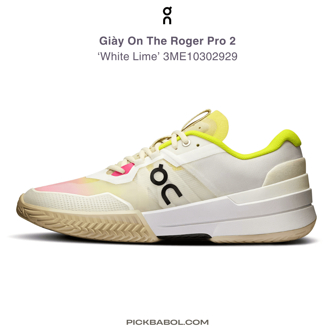 Giày On The Roger Pro 2 ‘White Lime’ 3ME10302929