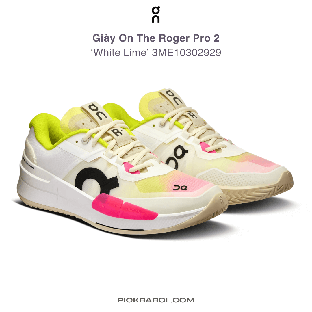 Giày On The Roger Pro 2 ‘White Lime’ 3ME10302929