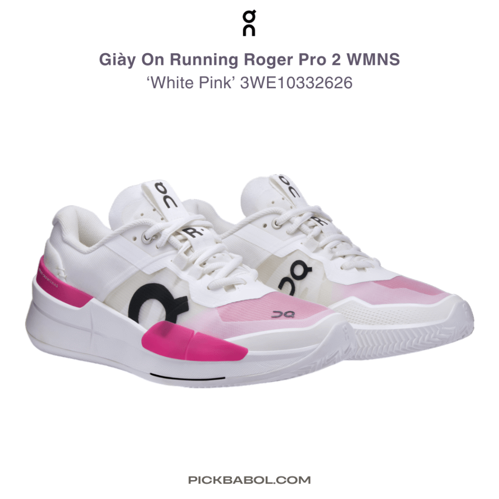 Giày On Running Roger Pro 2 WMNS ‘White Pink’ 3WE10332626