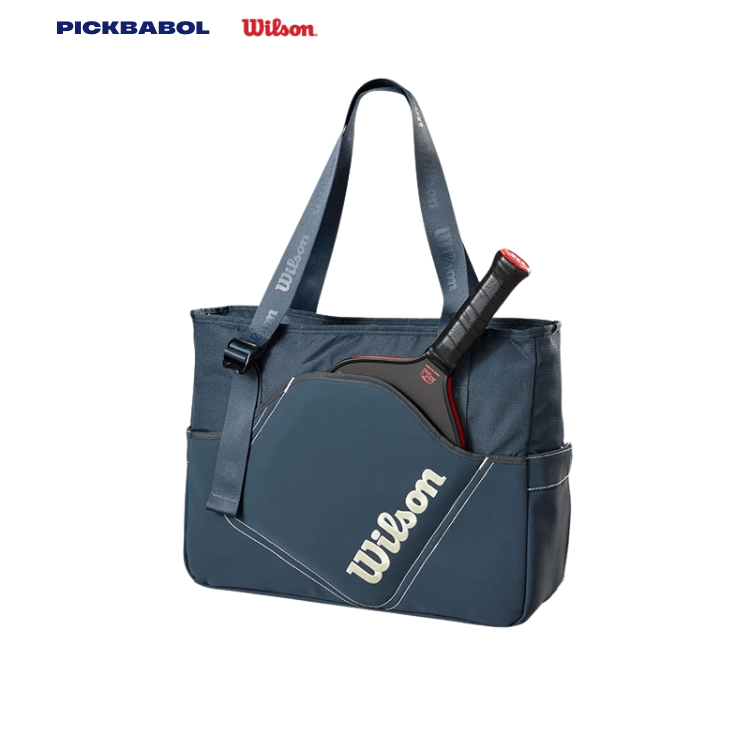 Wilson Pickleball Lifestyle Tote Bag Túi Đựng Vợt Pickleball Grey/White WR8908201