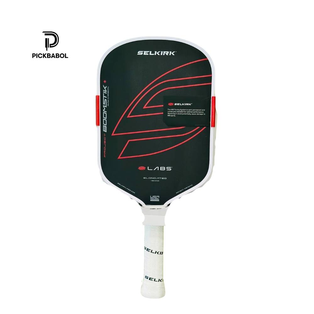 Vợt Selkirk Boomstik Raw Carbon Elongated 16mm